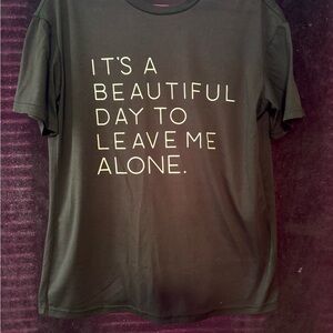 SHEIN Black Statement Tee